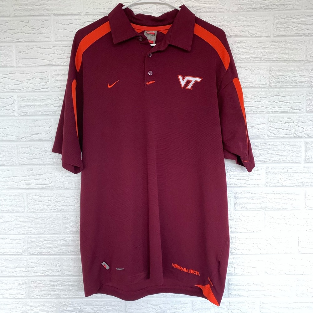 Nike Fit Dri Virginia Tech polo
